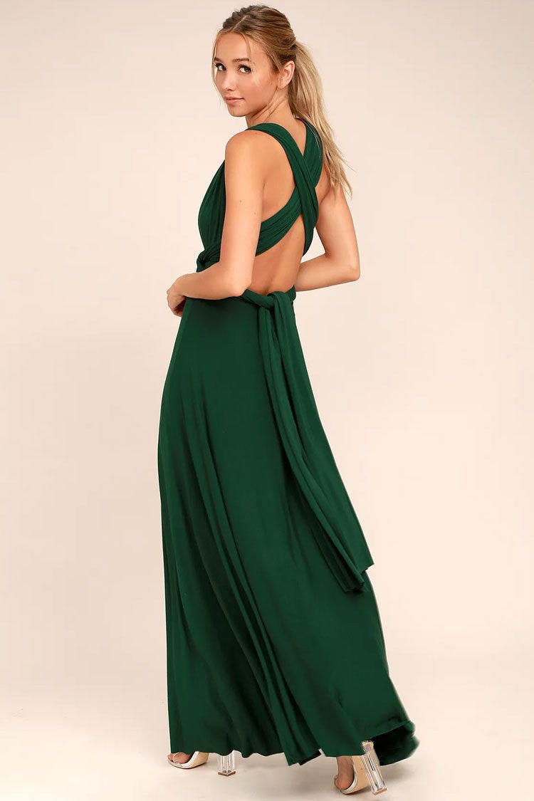 Convertible Infinity A-Line Maxi Dress